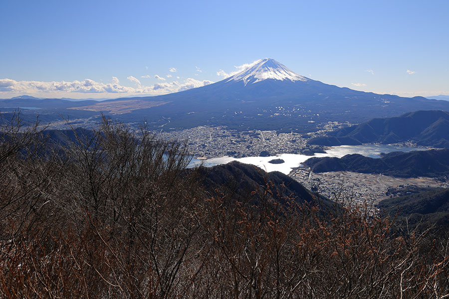 黒岳から見た富士山