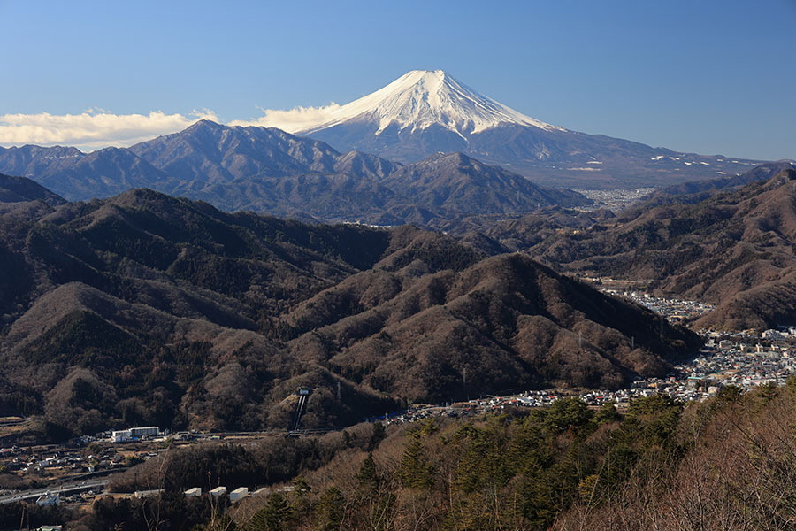 百蔵山からの富士